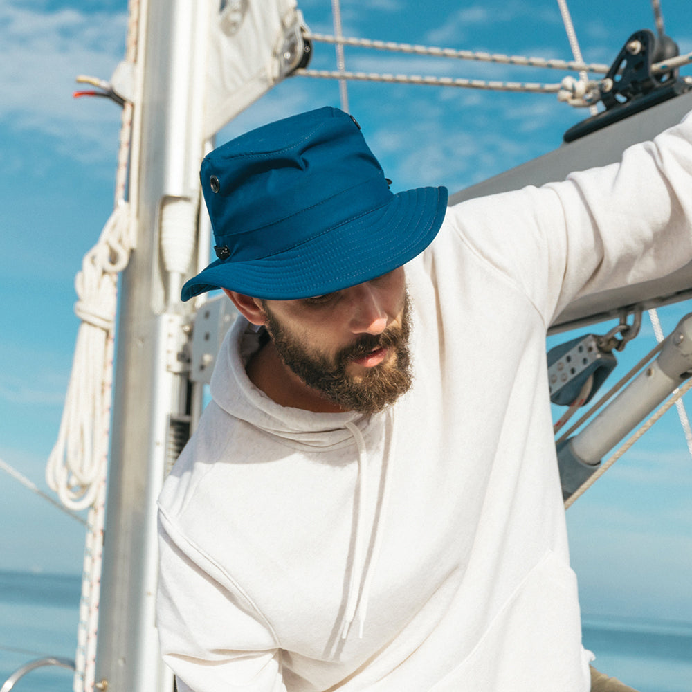 Chapeau Été Pliable Polaris bleu marine TILLEY