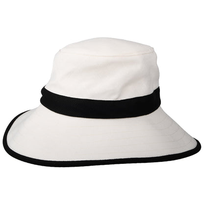 Chapeau Été Pliable en Chanvre Adrienne noir-blanc TILLEY