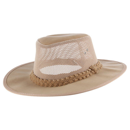 Chapeau Australien Cooler Mesh naturel DORFMAN PACIFIC