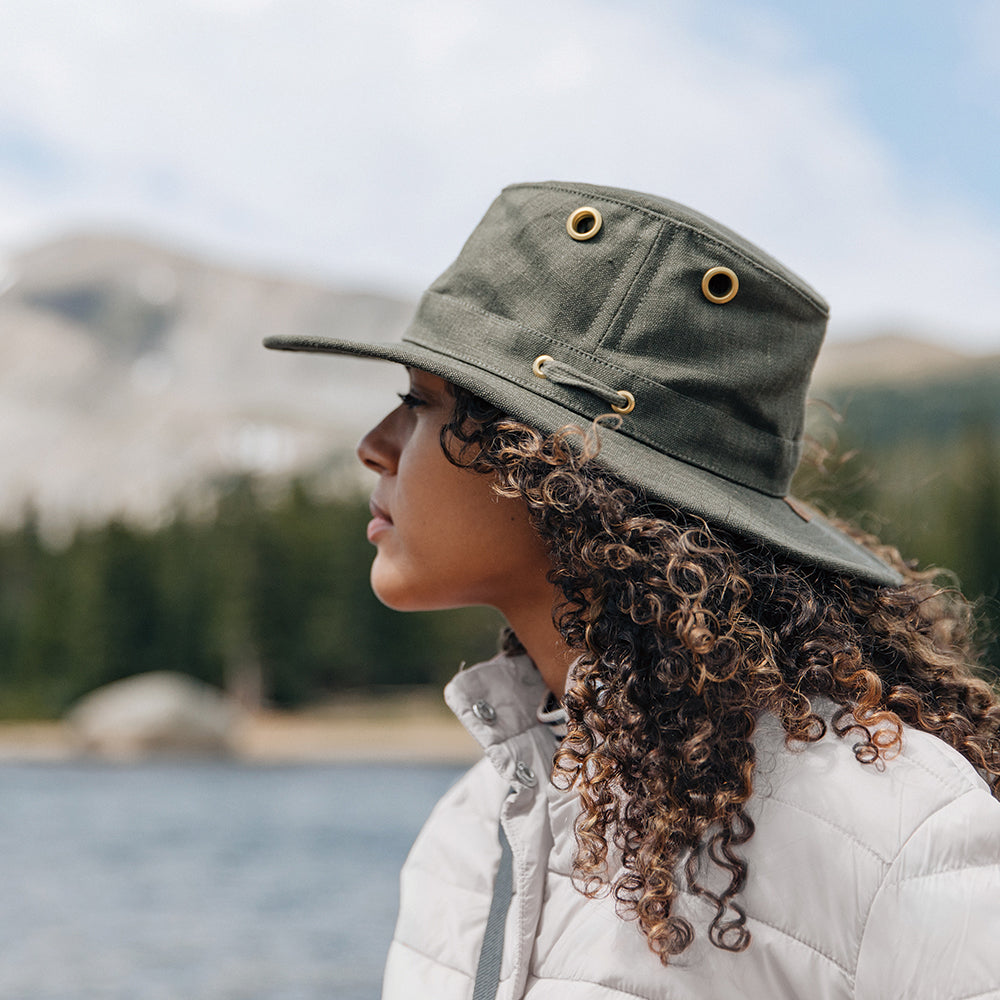 Chapeau Été en Chanvre TH5 olive TILLEY