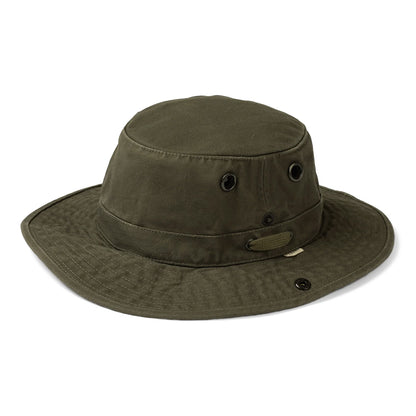 Chapeau Été Pliable T3 Wanderer olive TILLEY