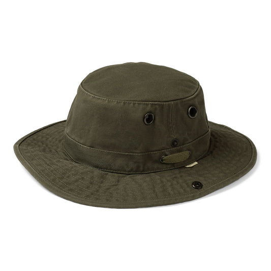 Chapeau Été Pliable T3 Wanderer olive TILLEY