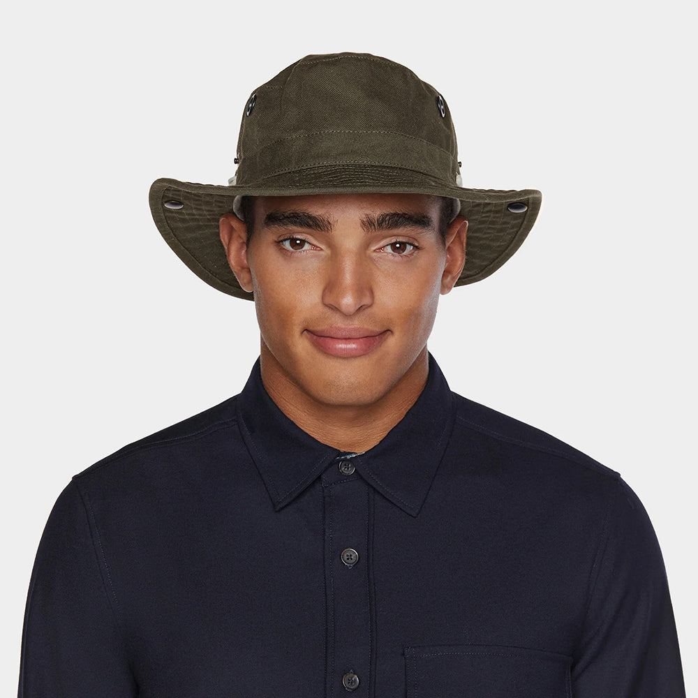 Chapeau Été Pliable T3 Wanderer olive TILLEY