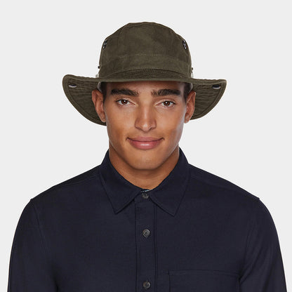 Chapeau Été Pliable T3 Wanderer olive TILLEY