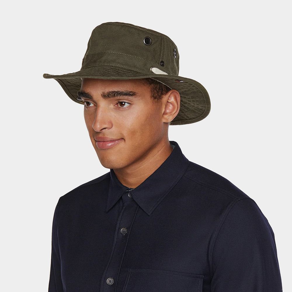 Chapeau Été Pliable T3 Wanderer olive TILLEY