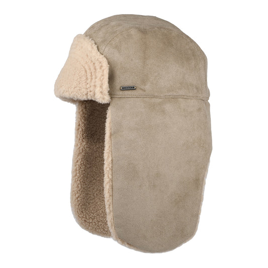 Chapka en Imitation Peau de Mouton Reserve sable BRIXTON