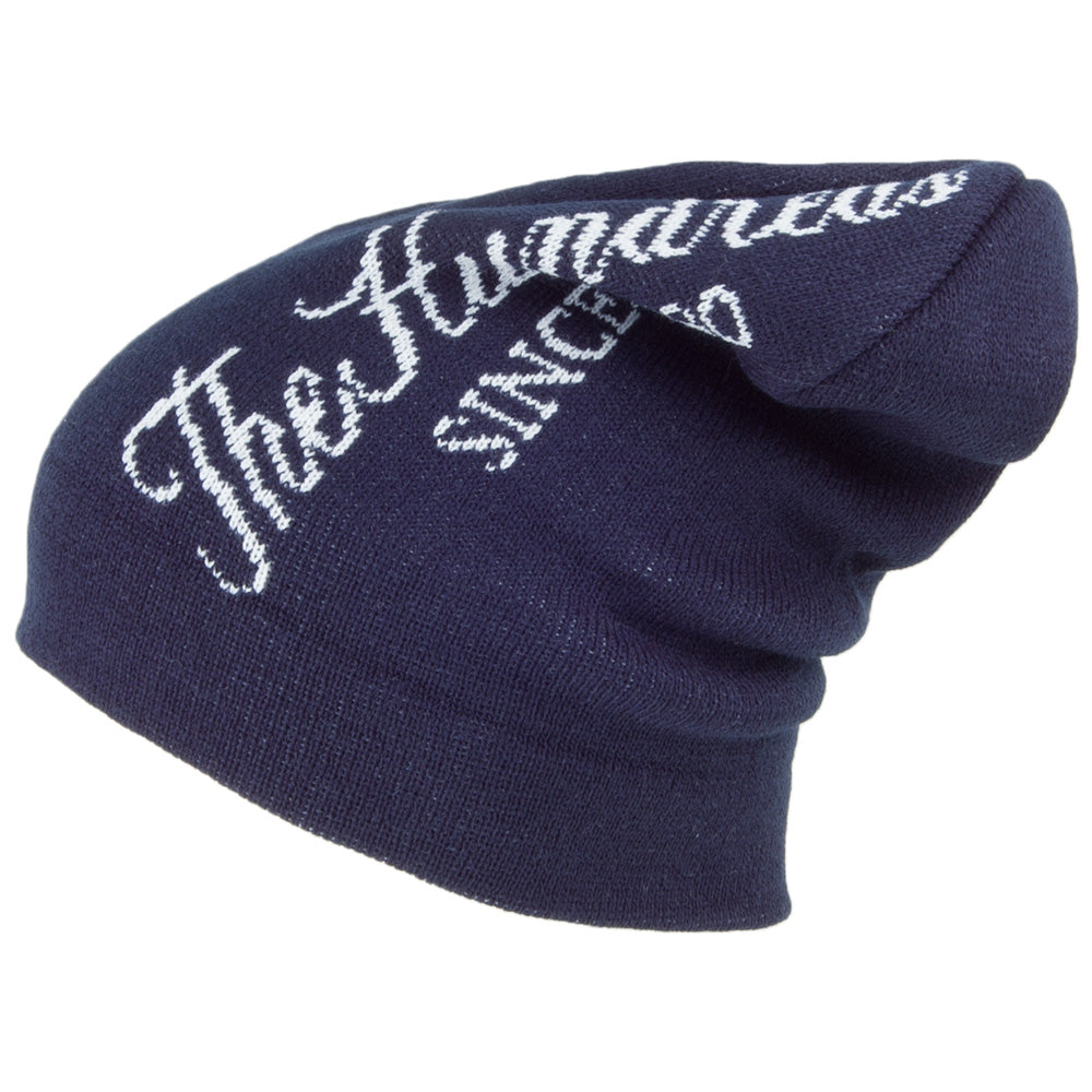 Bonnet Roll Up bleu marine THE HUNDREDS