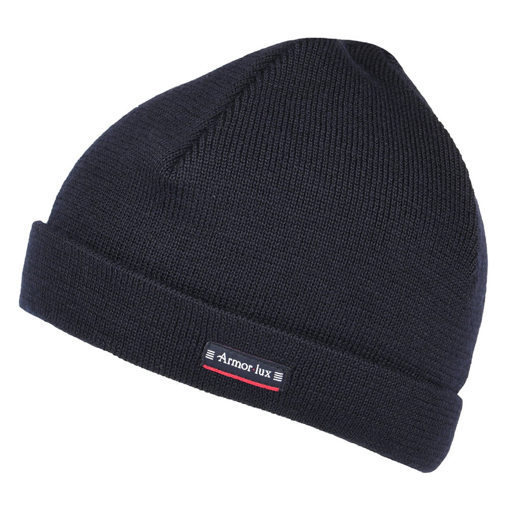 Bonnet en Pure Laine Lannion bleu marine ARMOR LUX