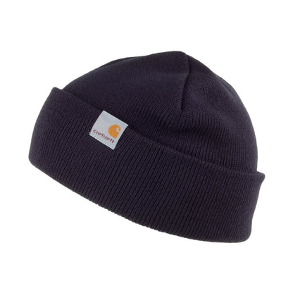 Bonnet Stratus Short Watch bleu marine foncé CARHARTT WIP
