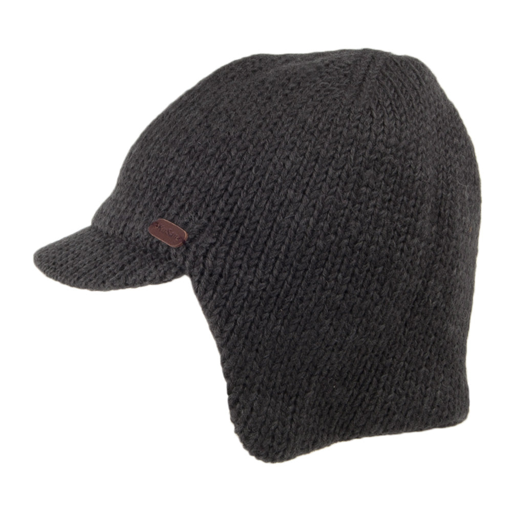 Bonnet à Visière et Protège-Oreilles gris KUSAN