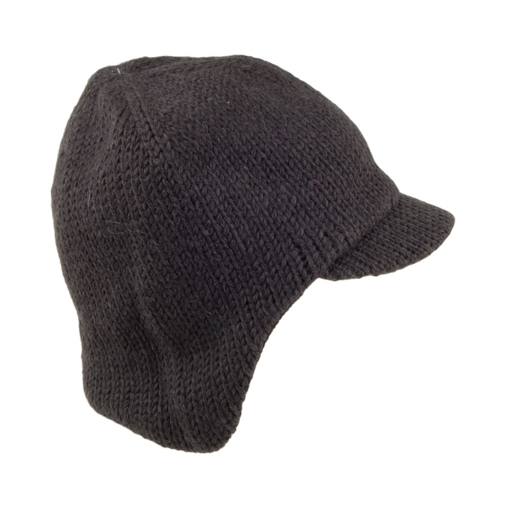 Bonnet à Visière et Protège-Oreilles gris KUSAN