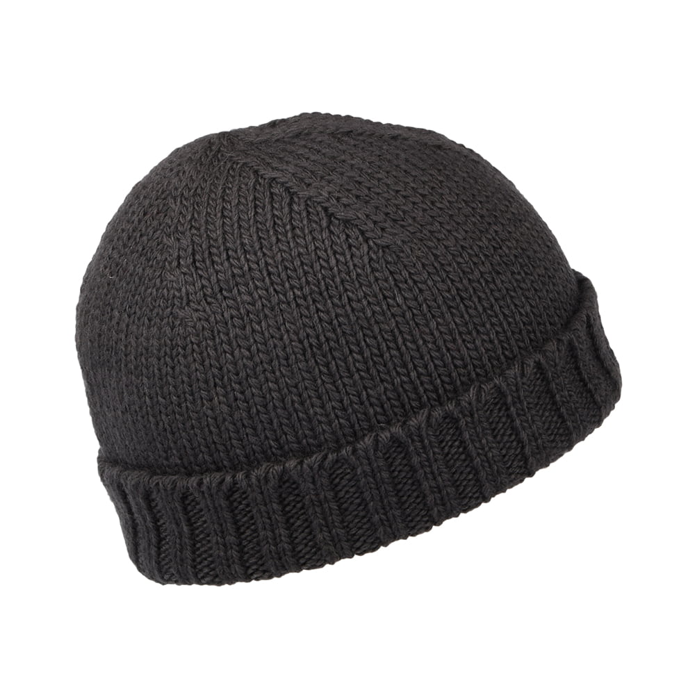 Bonnet Marin en Laine Mérinos anthracite KUSAN