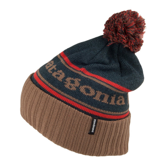 Bonnet à Pompon Powder Town khaki PATAGONIA