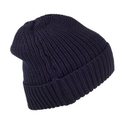 Bonnet Côtelé TJM Flag bleu marine TOMMY HILFIGER