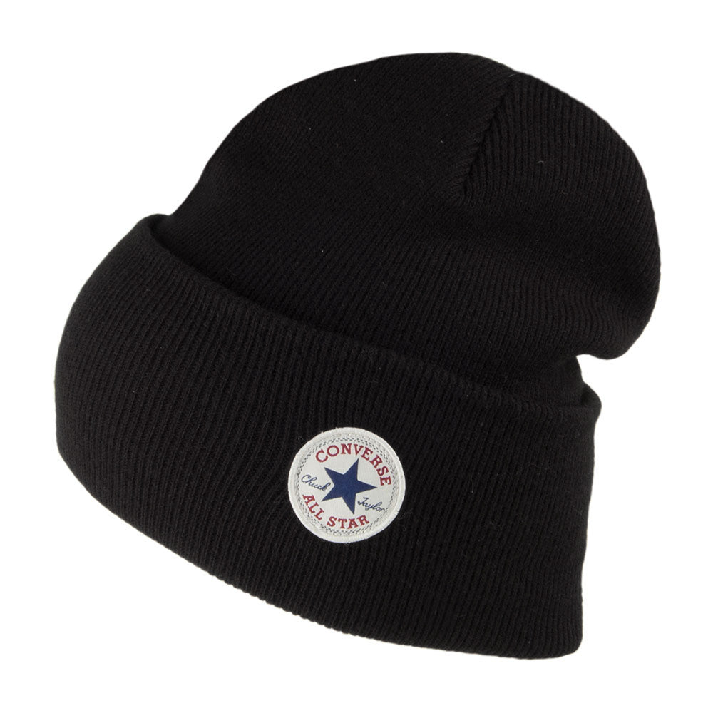 Bonnet à Revers Large Chuck Taylor noir CONVERSE