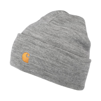 Bonnet à Revers Chase gris CARHARTT WIP