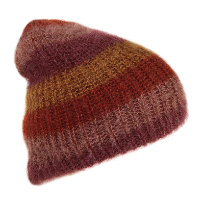 Bonnet à Rayures Malve mélange de bordeaux BARTS