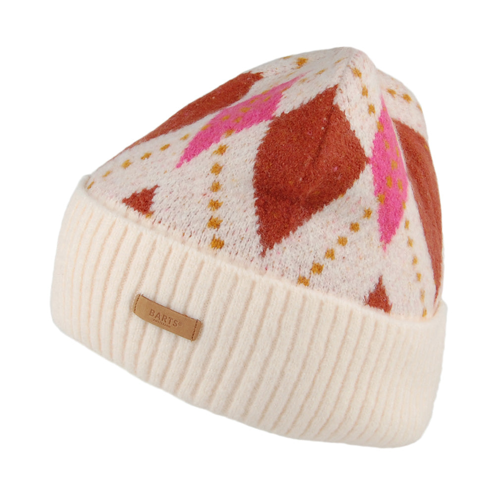 Bonnet Eyvor Argyle crème BARTS