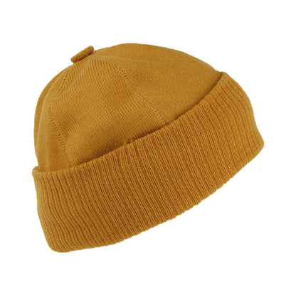 Bonnet à Bouton et Revers Lyon moutarde BARTS