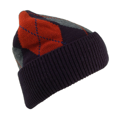 Bonnet Guer Argyle bleu marine BARTS