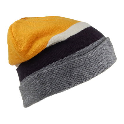 Bonnet Long à Rayures Jispin gris-jaune BARTS