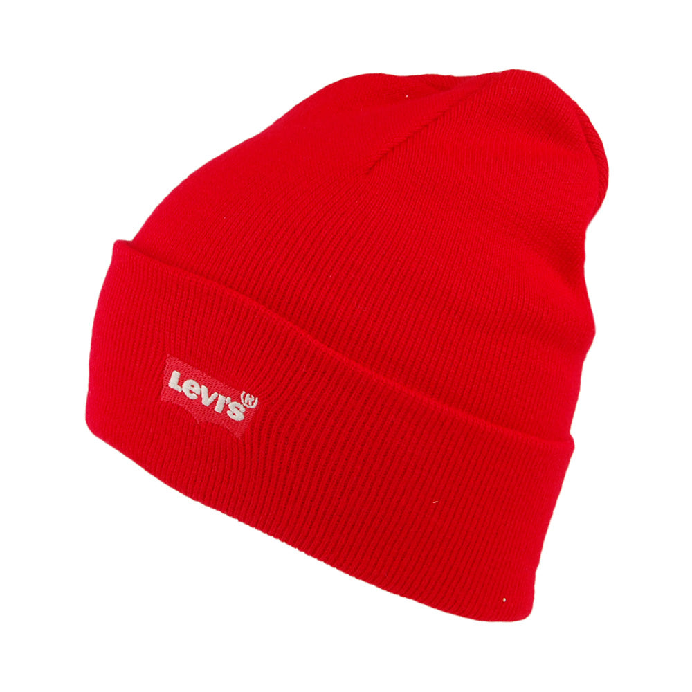 Bonnet Long Red Batwing Embroidery rouge LEVI'S