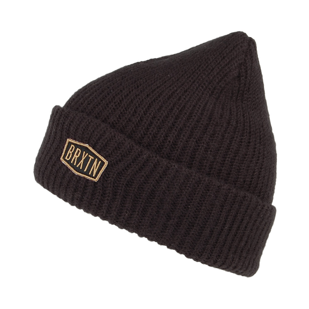 Bonnet Maille Épaisse Malt noir BRIXTON