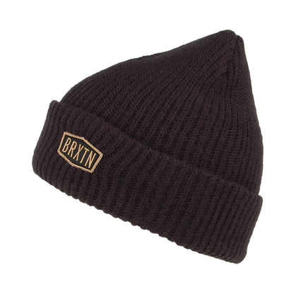Bonnet Maille Épaisse Malt noir BRIXTON