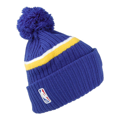 Bonnet à Pompon Knit Cuff NBA Draft OTC Golden State Warriors bleu NEW ERA