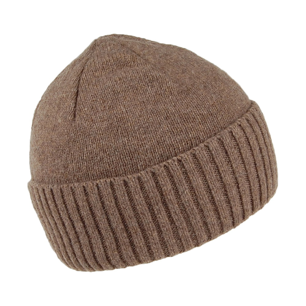 Bonnet en Laine Recyclée Brodeo Fitz Roy Trout beige sable PATAGONIA