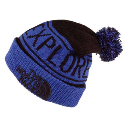 Bonnet à Pompon Retro TNF bleu-noir THE NORTH FACE