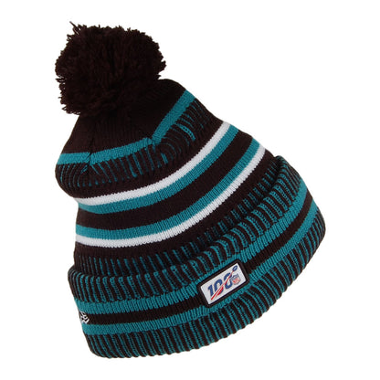 Bonnet Pompon NFL On Field Knit Jacksonville Jaguars bleu-noir NEW ERA