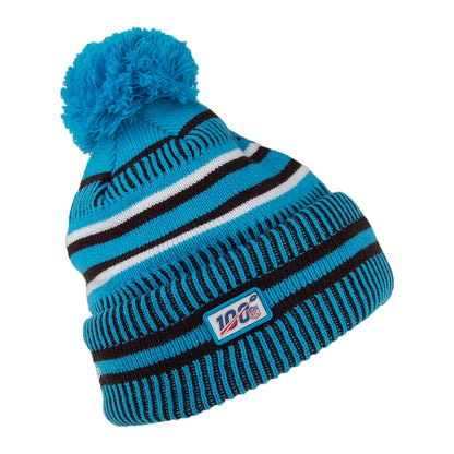 Bonnet à Pompon NFL On Field Knit Carolina Panthers bleu-noir NEW ERA