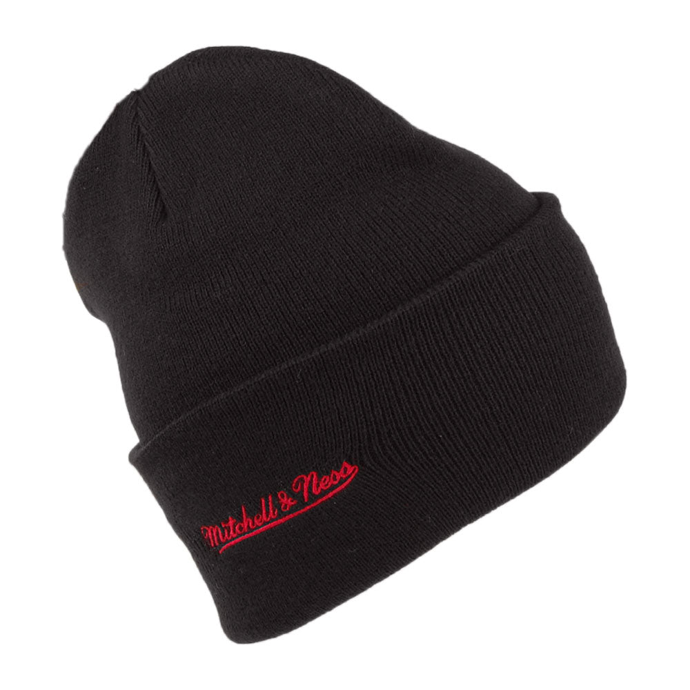 Bonnet NBA Team Logo Cuff Knit Portland Trail Blazers noir MITCHELL & NESS