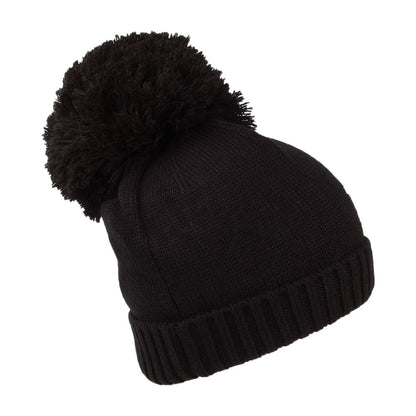 Bonnet à Pompon Femme Logo Embroidery noir TIMBERLAND