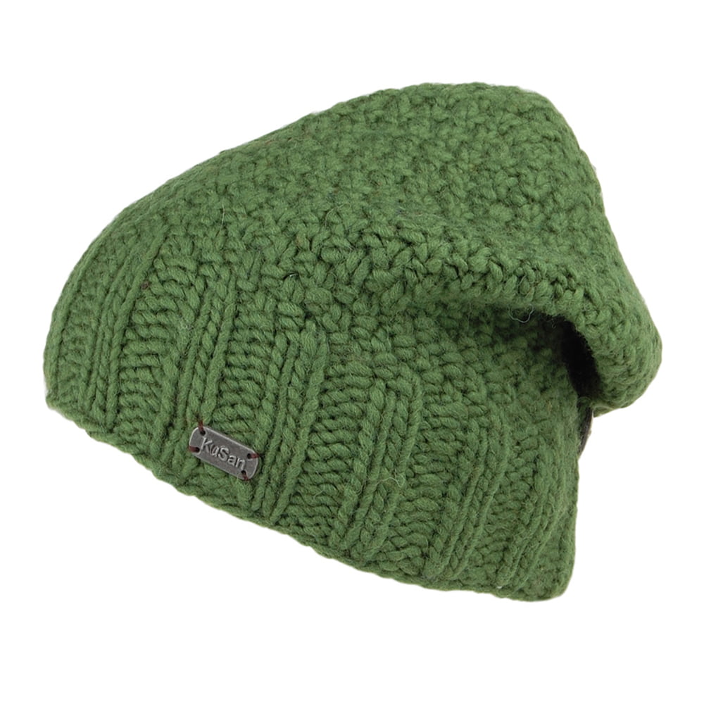 Bonnet Boutonné vert KUSAN