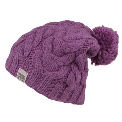 Bonnet Long à Pompon rose KUSAN