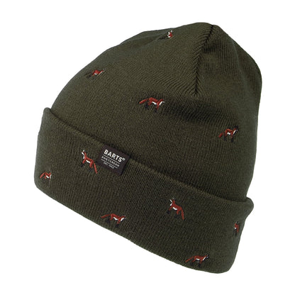 Bonnet à Revers Renards Vinson vert militaire BARTS