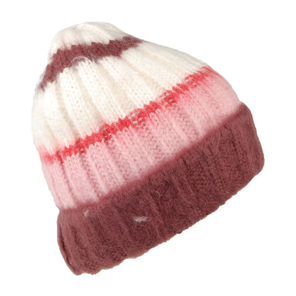 Bonnet Tricot Rayé rose-blanc LEVI'S