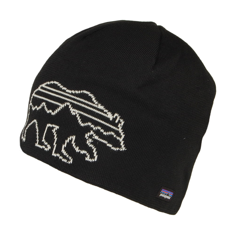 Bonnet Recyclé Fitz Bear noir PATAGONIA