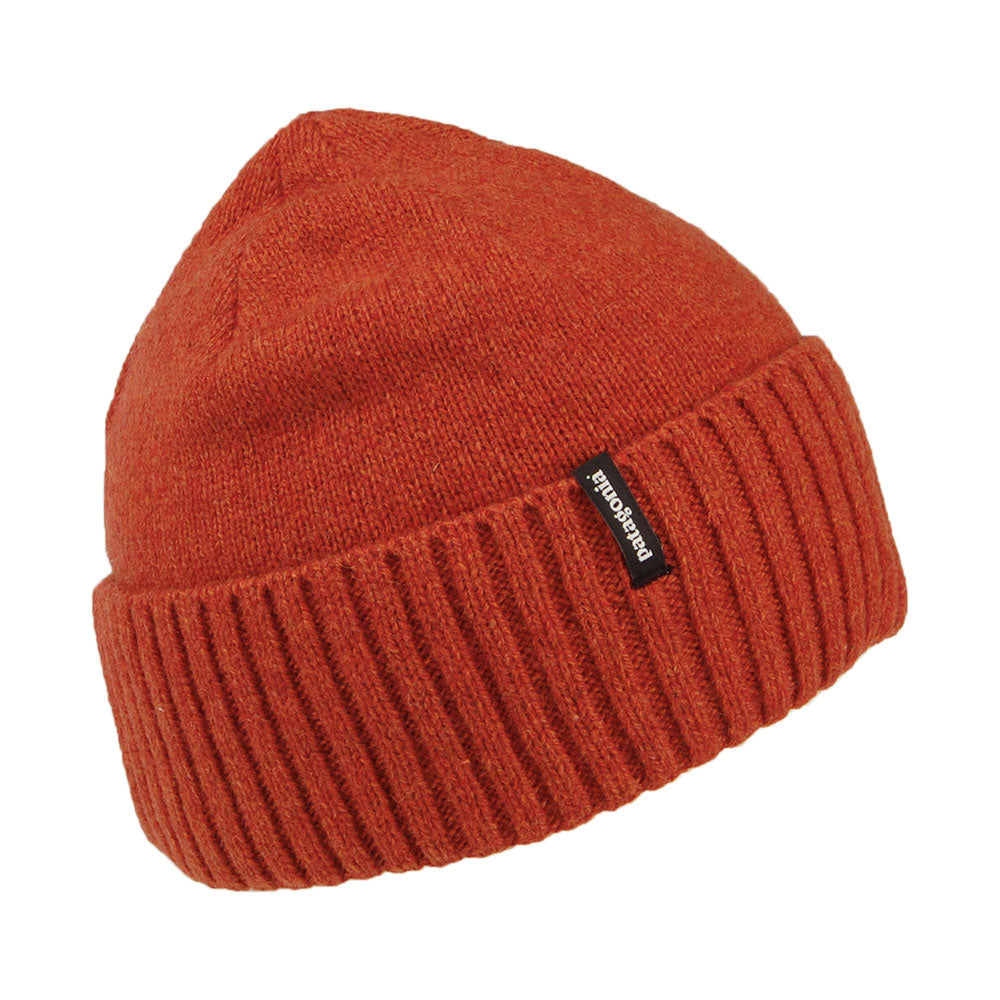 Bonnet en Laine Recyclée Brodeo orange PATAGONIA