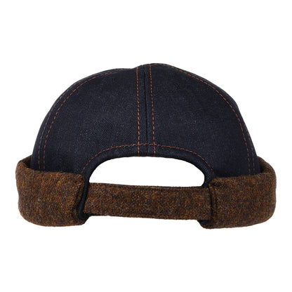 Bonnet Miki Breton en Jean et Tweed denim STETSON