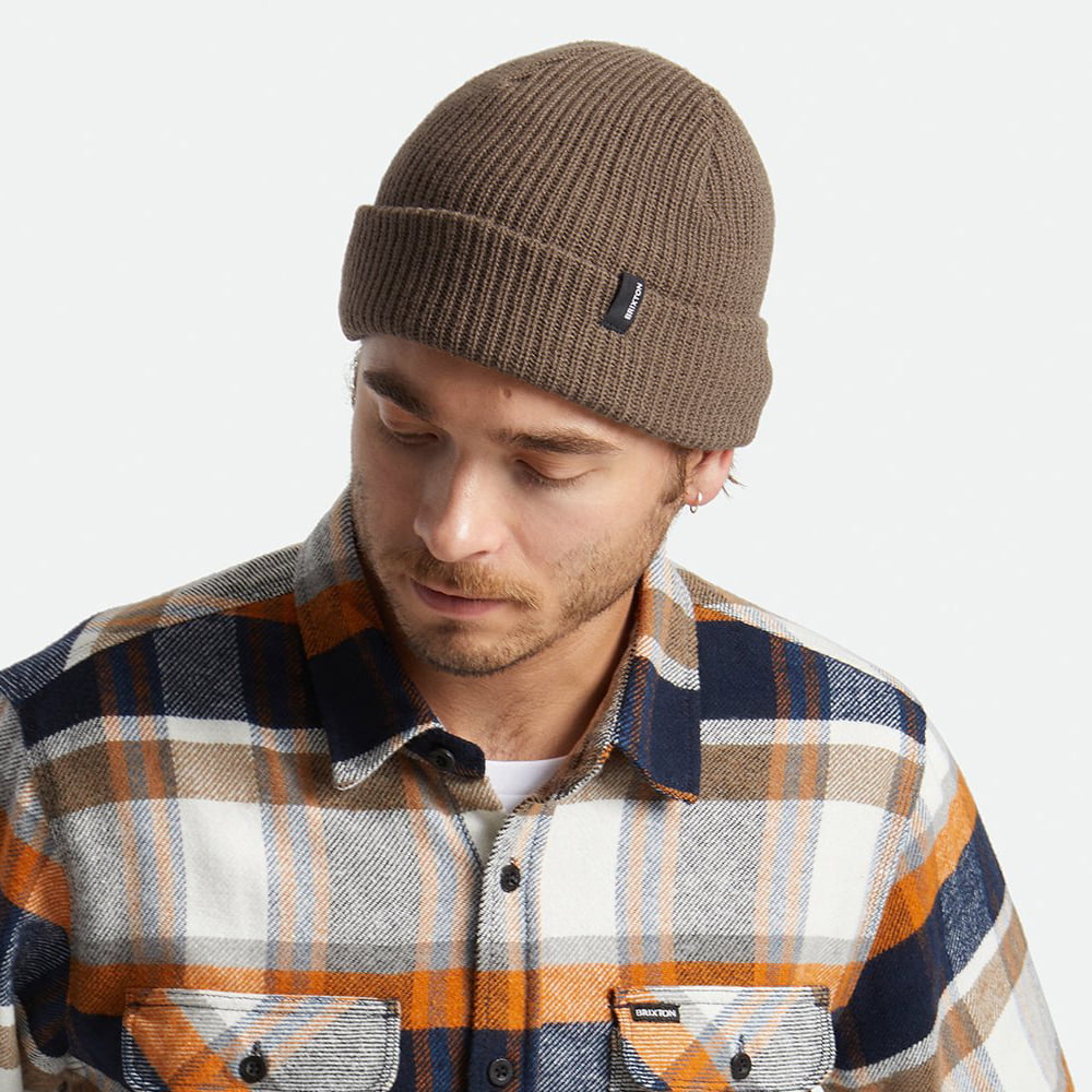 Bonnet à Revers Heist marron BRIXTON