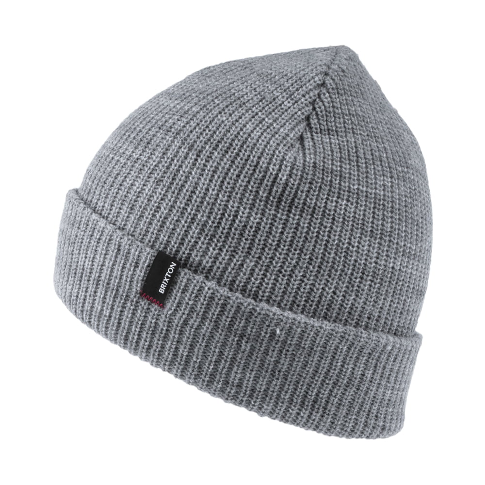 Bonnet à Revers Heist gris clair BRIXTON