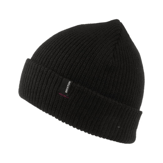 Bonnet à Revers Heist noir BRIXTON