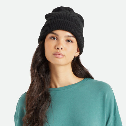 Bonnet à Revers Heist noir BRIXTON