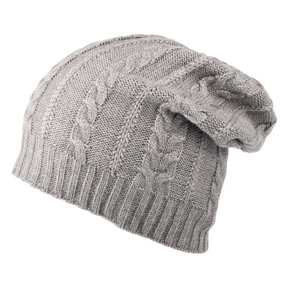 Bonnet Long à Torsades gris clair TIMBERLAND
