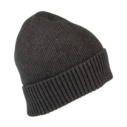 Bonnet en Cotton et Cachemire Pima Essential Flag gris TOMMY HILFIGER