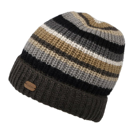 Bonnet à Revers Cardi Rib anthracite-multi KUSAN