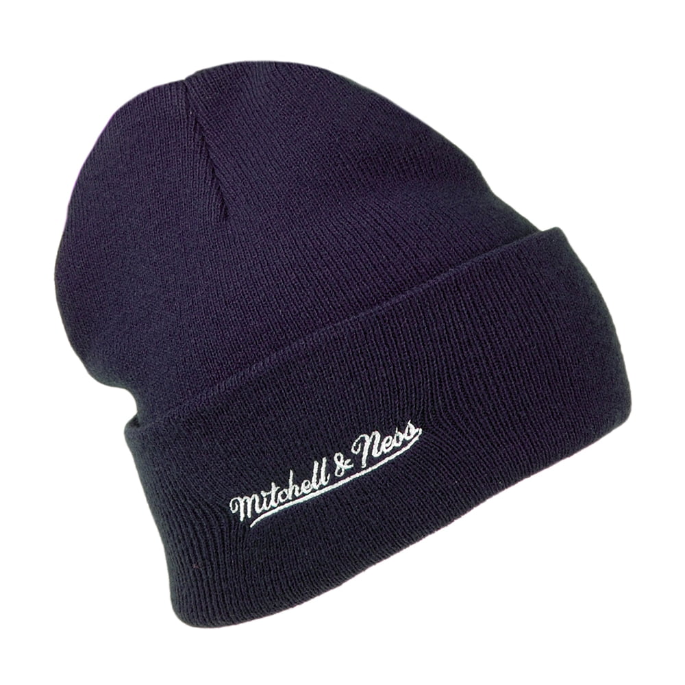 Bonnet NBA Team Logo Cuff Knit Dallas Mavericks bleu marine MITCHELL & NESS